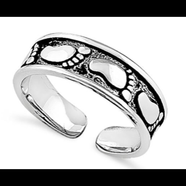 Sterling Silver Adjustable Toe Ring